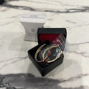 Holiday Party Hoop Earrings